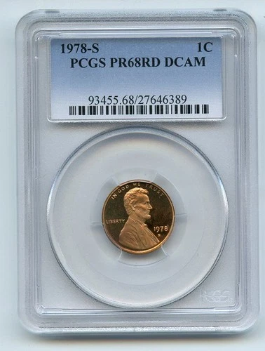 1978-S Lincoln Memorial Cent Proof — photo from the most recent tracked eBay sale