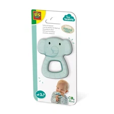 SES Creative 13163 Teether Eli Elephant - 100% Natural Rubber - 100% Natural Rub