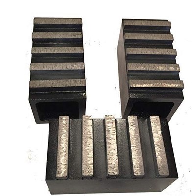 (3-Pack) Diamond Grinding Blocks for EDCO, Husqvarna, Stow and General Equipm...