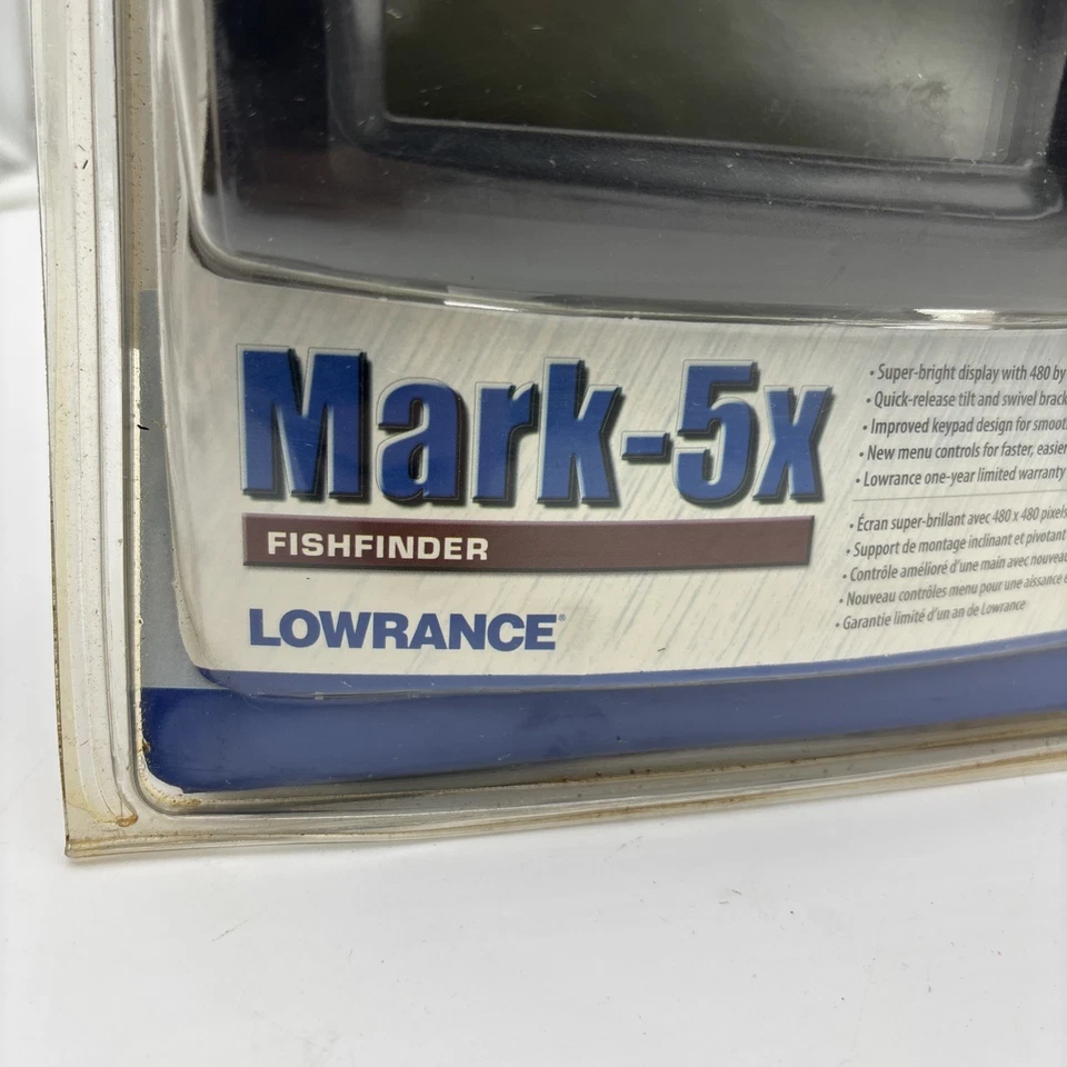 Lowrance MARK 5X FISHFINDER - 800' Depth - 1600 Watts - Complete w/ Transducer - Image 3 of 4