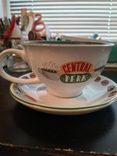 Friends Central Perk Tea Cup & Saucer Set TV Series Coffee Collectable 12 oz.