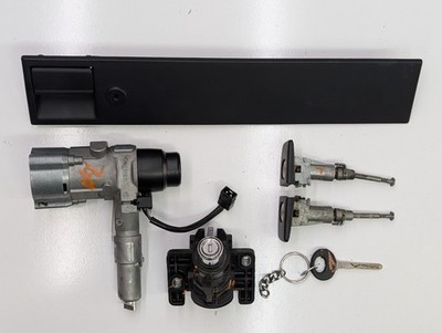 MERCEDES BENZ 190E STEERING LOCK IGNITION SWITCH DOOR LOCKS, TRUNK
