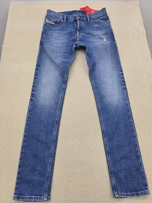 Diesel Damen Used-Look mittlere Waschung Jeans W29 Knopfleiste Denim