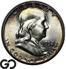 1952 Franklin Half Dollar, Frosty Gem