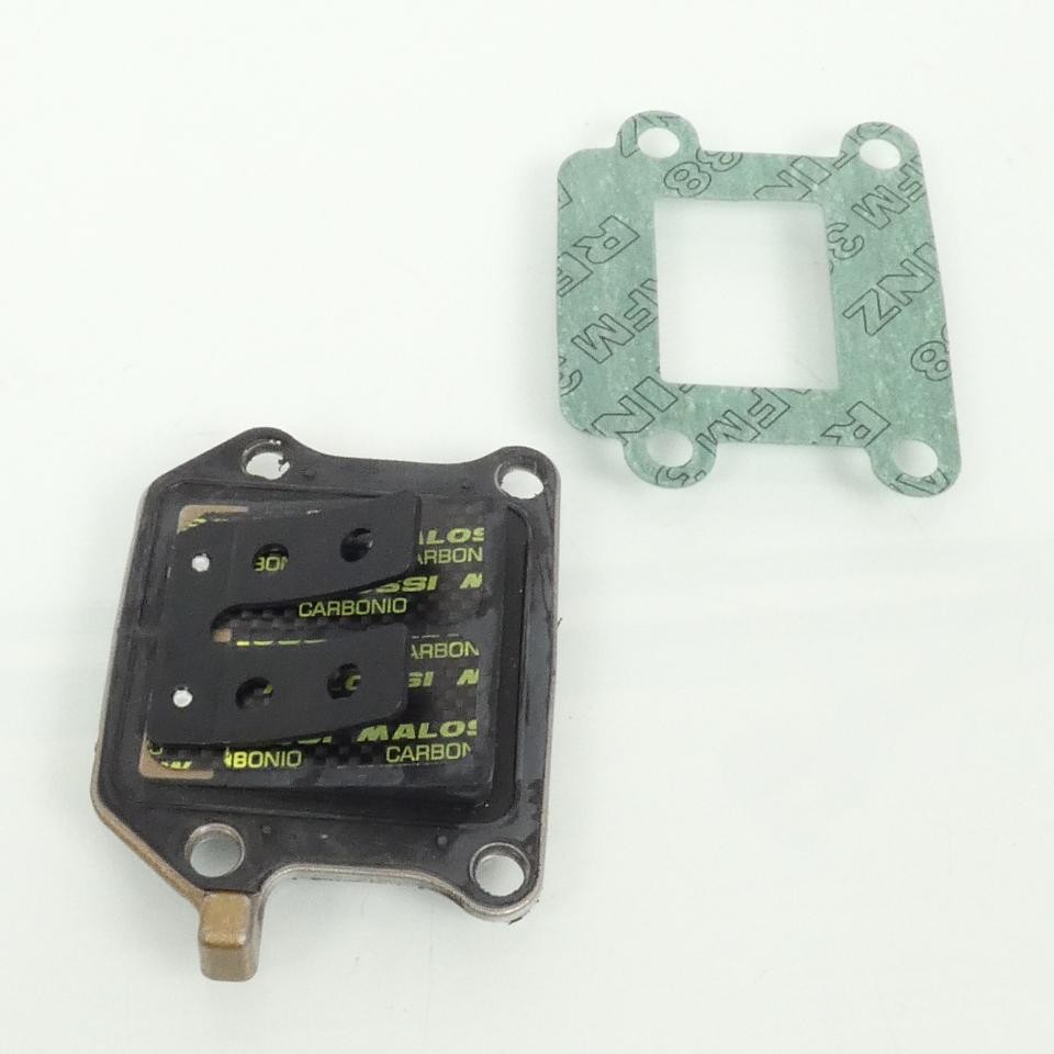 Clapet d admission Malossi VL10 carbone noir de haute précision pour MBK Booster 50