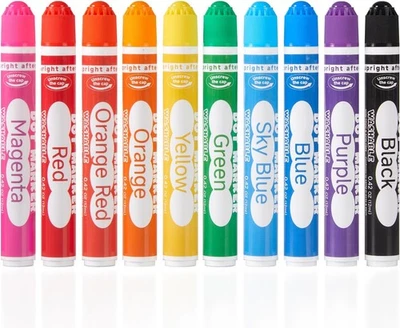 Shuttle Art 10 Dot Marker Farben Waschbar Bingo Dabber Kinder Tinte Set