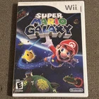 Super Mario Galaxy Nintendo Wii Game Complete CIB Case Manual Space Adventure