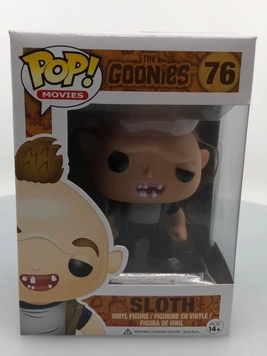 Funko POP! Movies The Goonies Sloth #76 Vinyl Figure DAMAGED BOX SEE PICS