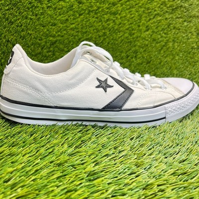 Converse Star Player Low Mens Size 9 Women Size 11 White Athletic Shoes Sneakers