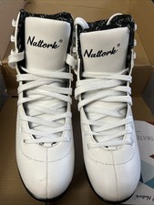 Nattork Model 230 White Ice Skates - Women's Size 5 Men's Size 4 SEE PICTURES