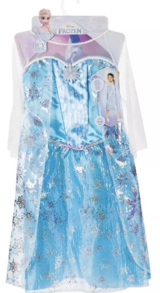 Disney замороженный Эльза принцесса платье света и музыки размер 4-6 X-Хэллоуин, наряд - Изображение 2 из 4