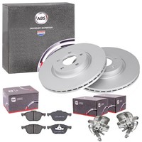 Abs Bremsscheiben + BelÄGe + BremssÄTtel Hinten Passend FüR Vw Caddy 3 2K