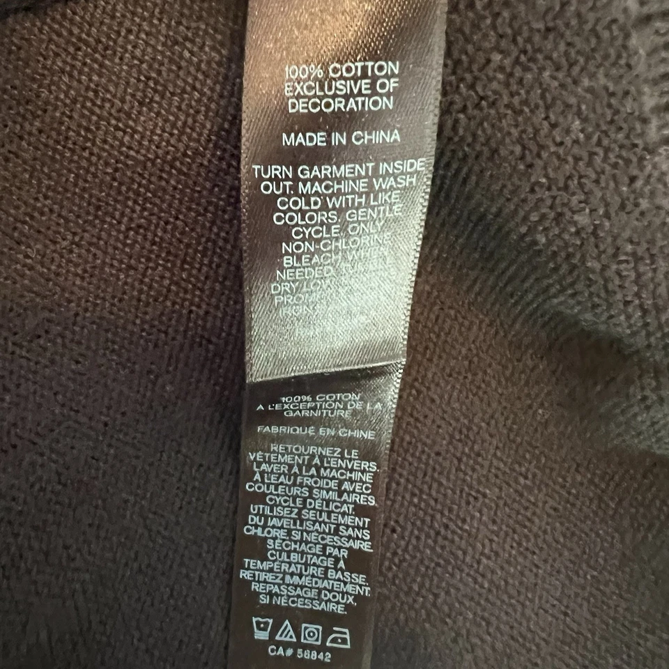 Nuevo con etiquetas Suéter Express Cuello en V Para Hombre Grande Negro Logo Precio de venta sugerido por el fabricante $60 Foto 4 de 4