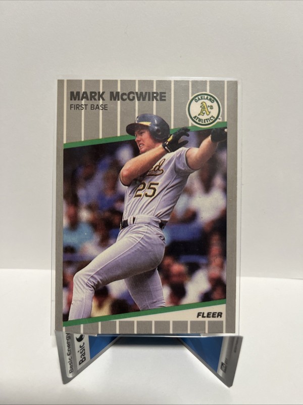 1989 Fleer - Mark McGwire #17 Glossy
