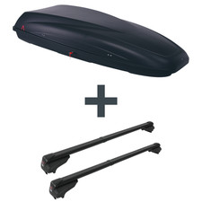 Dachbox G3 Krono 480 + Dachträger G3 Clop infinity für Peugeot 2008 I Typ CU NEU