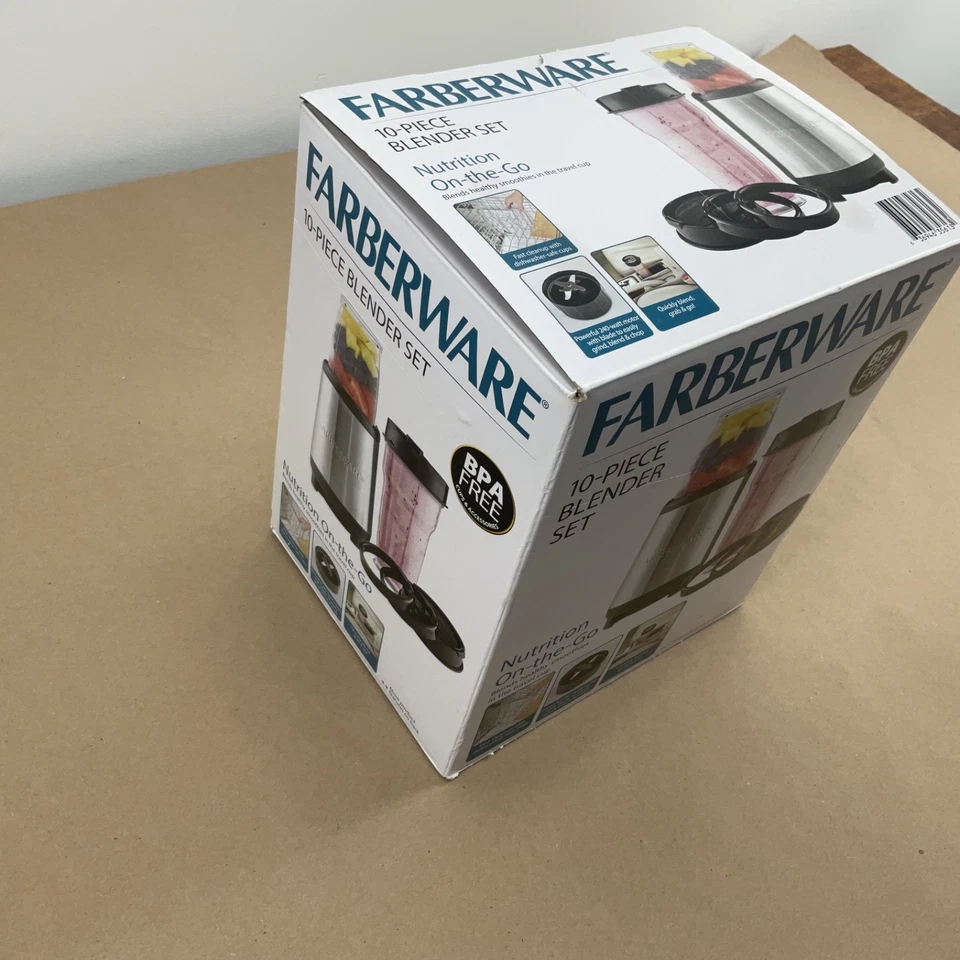 Juego de 10 licuadoras personales Farberware - Caja abierta - Batidora Foto 4 de 4