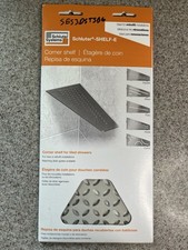 Schluter Quadrilateral Corner Shelf-E Floral SES3D5TSBG Greige Gray Beige Shower