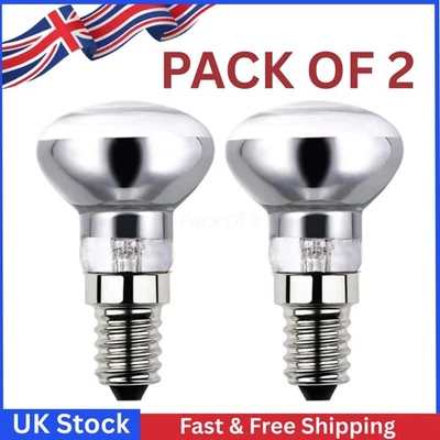Sunnylinn 2X R39 E14 25W Lava Lamp Bulbs 240V, Small Edison Screw SES Reflector.