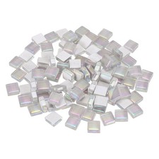 Micro Glass Tiny Mini Mosaic Tile for DIY AB Grey Pack of 110 