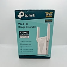 TP-Link AX3000 Wi-Fi 6 Range Extender RE715X – Open Box, Dual-Band, OneMesh