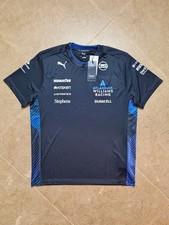 Official Puma Williams Racing 2025 F1 Team Shirt - Carlos Sainz Edition - Navy 