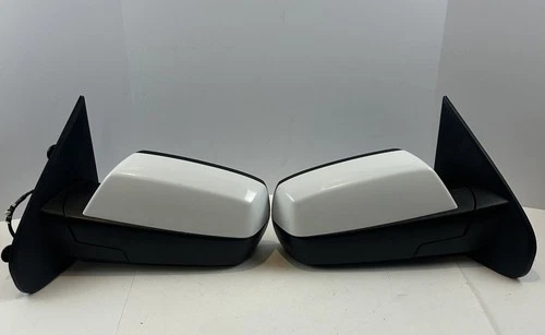 Nice! 2014-2018 Silverado Sierra Left Right Door Mirror White WA8624 Set Pair
