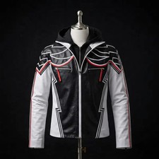 Jin Kazama Tekken 8 Cosplay Jacket, Anime Fig...