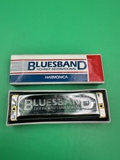 Hohner BluesBand Harmonica Key of C Blues Band Stainless Steel 1501