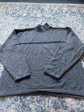 Sweater Mens M Gray Crew Long Sleeve Sweater