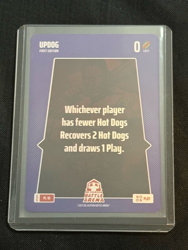 Bo Jackson Battle Arena Alpha Update Play Card SSP Updog PL-10