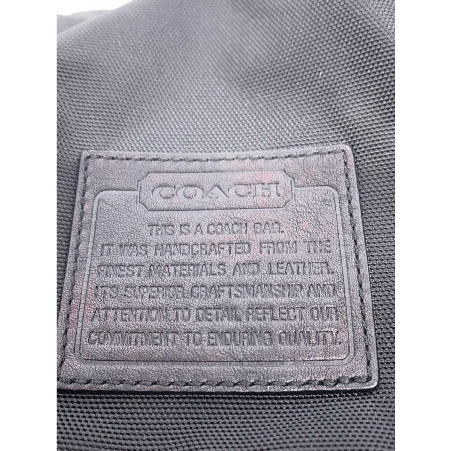 COACH Polyester Black Backpack Authentic Men D:5.… - image 5