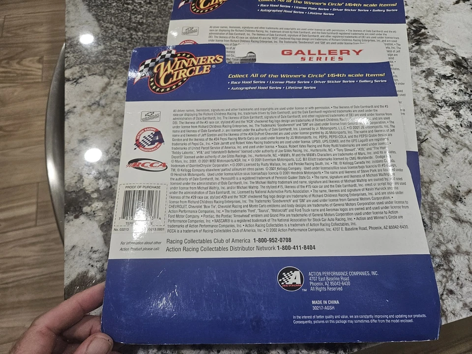 Terry Labonte #5 Kellogg's 2002 Winners Circle 1/64 Monte Carlo Double Platinum - Image 3 of 3