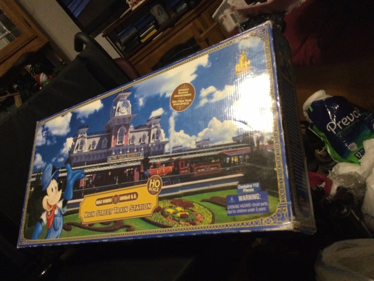 Disney Main Street Train Station Set- Unopened in original box | eBay
