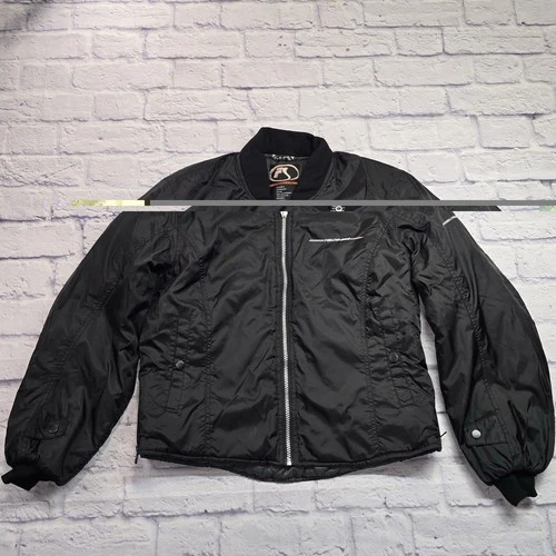 Vintage Fieldsheer Black Insulated Motorcycle Jacket Liner Y2K Moto Bomber - product listing photo