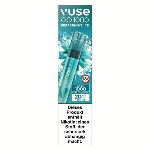 VUSE GO 1000 ZÜGE VAPE (E-SHISHA) 10% Rabatt Alle Sorten - Bild 10 von 16