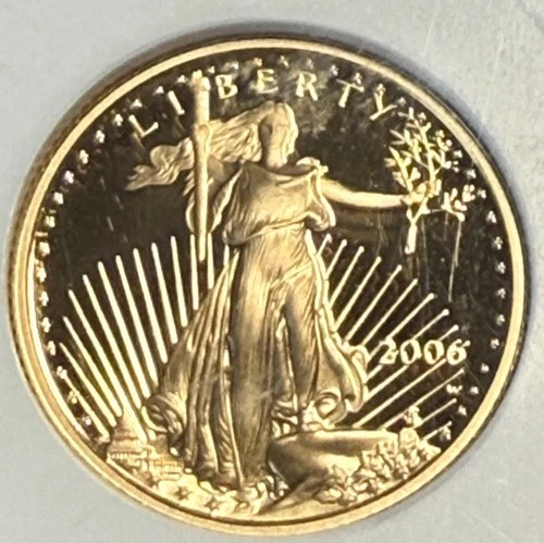 2006-W $5 Gold Eagle 1/10 oz Proof NGC PF70 Ultra Cameo 20th Anniv