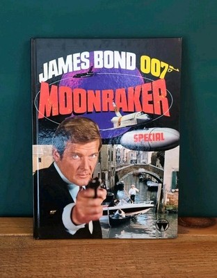 James Bond 007 Moonraker Special 1979 Hardback Book Unclipped Roger Moore VG