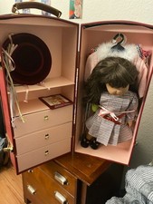 Vtg. American Girl Samantha Doll w/Steamer Trunk, Accessories,Clothes, etc.