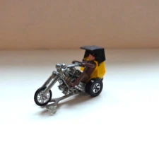 Hot Wheels RRRumblers Yellow & Black Revolution W/Track Guide & Rider Very Nice