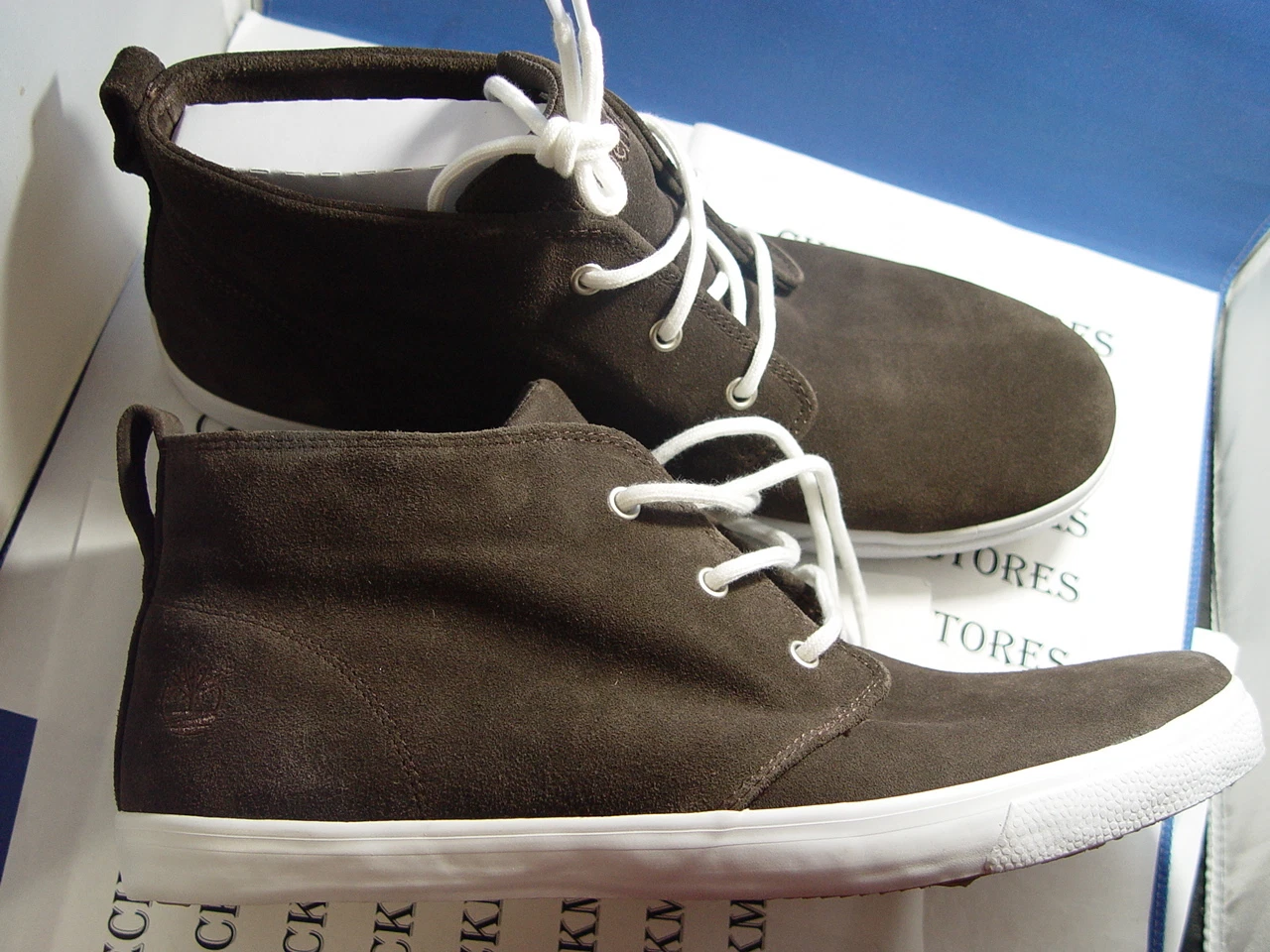 NIB Timberland Hookset Camp Plain Toe Chukka #23189 BROWN OR WHEAT MANY SIZES .