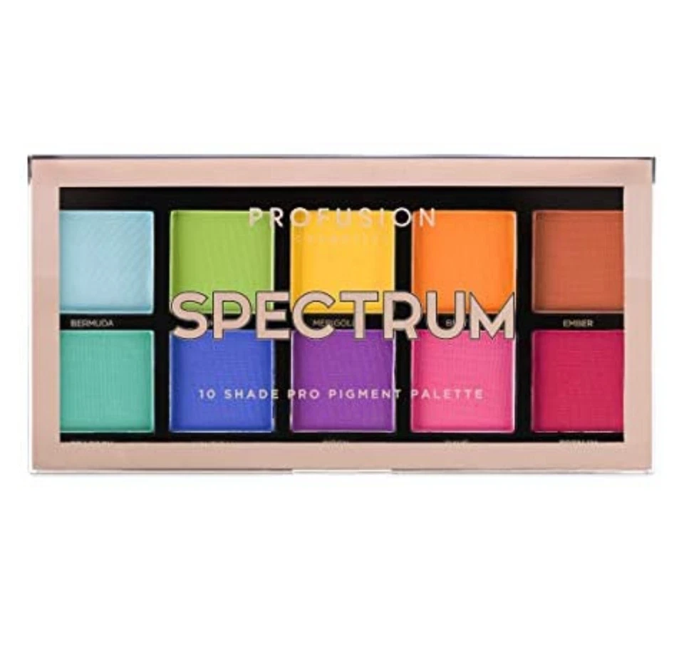 Profusion Cosmetics Mini Artistry 10 Shade Eyeshadow Palette, Spectrum - Image 2 of 3