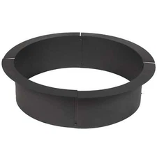 Ash & Ember 38" Outside Dia Steel Fire Pit Liner x 32" Inside - 4 Panel Liner 1.