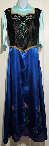 Disney Frozen Traveling Anna Costume Disguise Halloween Women Teen Adult Party S - Picture 4 of 8