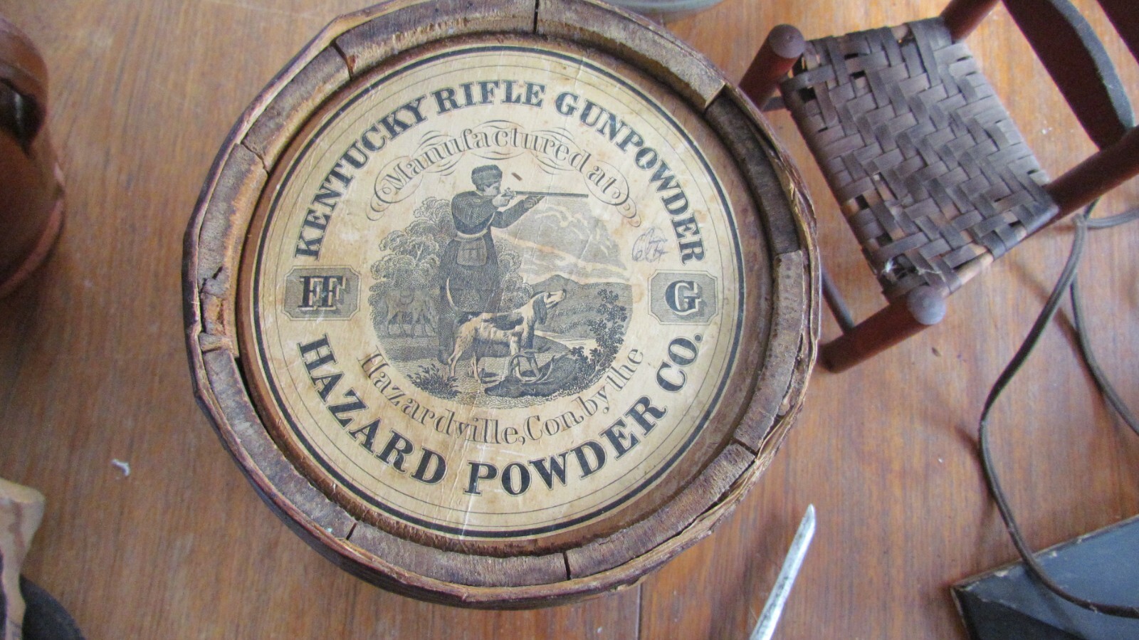 Rare Original Kentucky Rifle Gunpowder Keg Hazard Powder Co. eBay