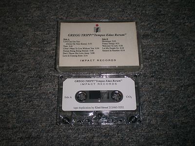 Gregg Tripp~Tempus Edax Rerum~Christian~Xian~Cassette Tape~FAST SHIPPING
