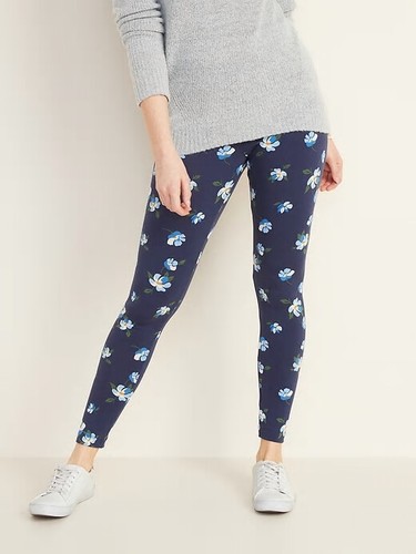 Mid-Rise Jersey Leggings Pants 