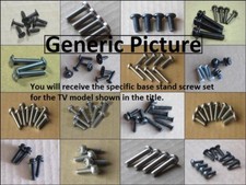 New Hitachi LE55U516 Complete Screw Set for Base Stand Pedestal and Neck