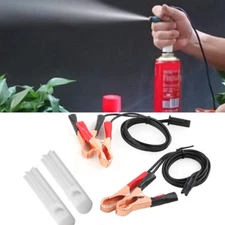 Universal Car Fuel Injector Nozzle Flush Cleaner Adapter DIY Cleaning Tool Kit