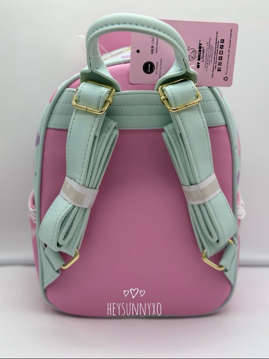 Her Universe My Melody Pastel Floral Mini Backpack Set B | eBay display picture 1