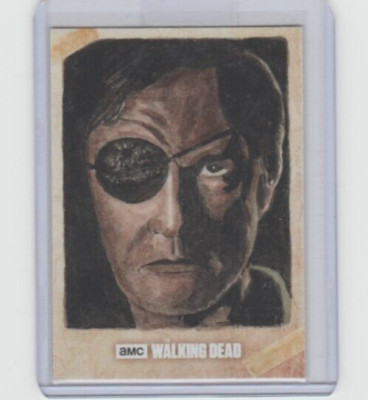 WALKING DEAD ROAD TO...GOVERNOR SKETCH CARD BY ACCLAIMED ARTIST SHAOW SIONG!!